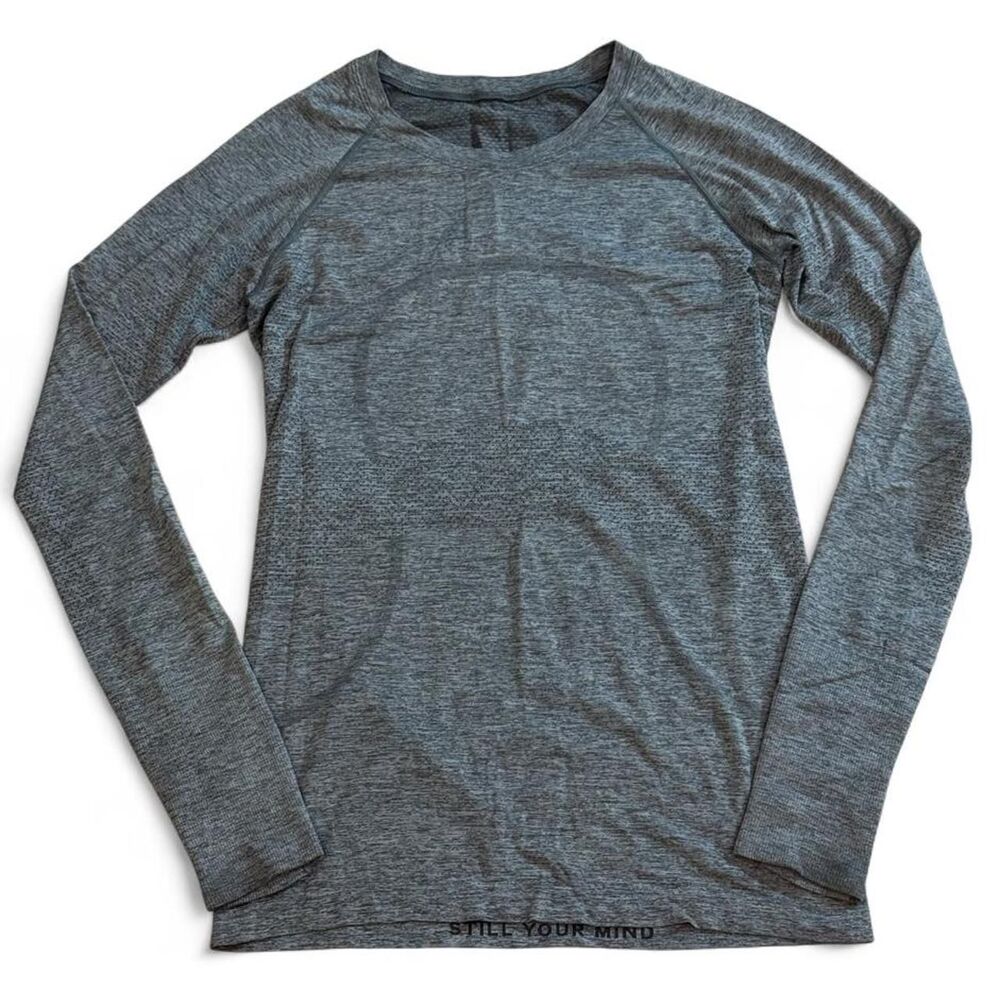 Lululemon Swiftly Tech Long Sleeve Shirt – Heathered Gray – Size 8